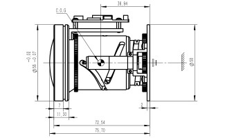 Объективы для тепловизионных камер MWIR с постоянным зумом и диафрагмой f/5,5 от 18 до 275 мм, для охлаждаемого детектора